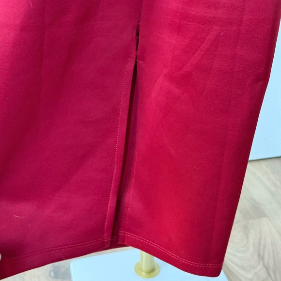 ASOS Design Red Ruffle Bodycon Midi Dress - Picture 6 of 10